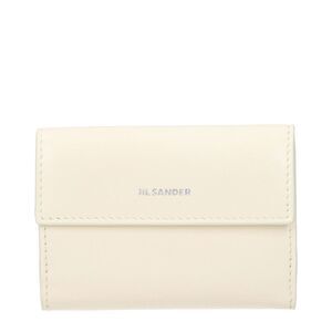 Jil Sander White Leather Women's Wallet
